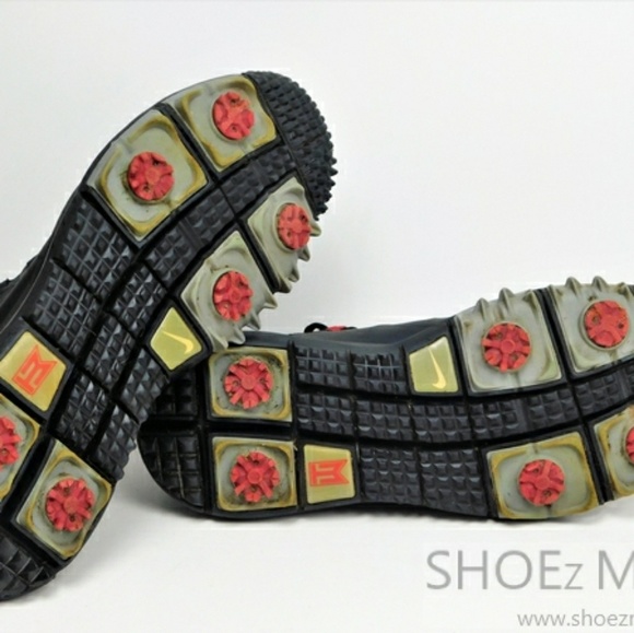 Nike Tiger Woods TW 13 Golf Shoes Mens Black Red - Picture 6 of 8